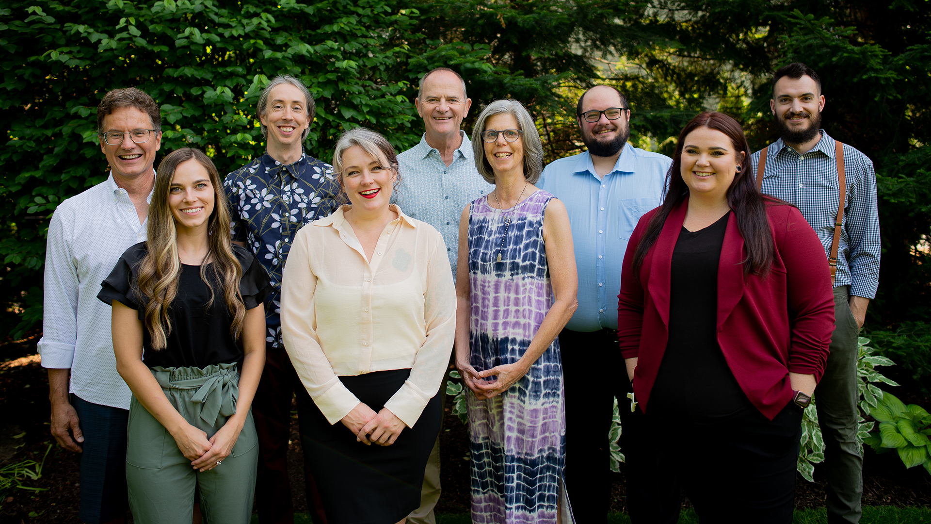 Group photo of the financial planning team